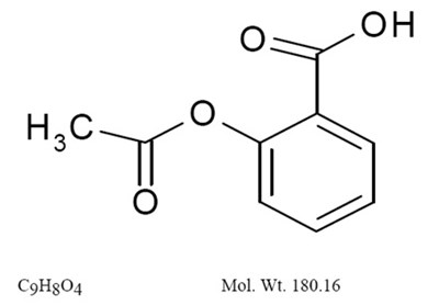 Chem Struc Asp (Aspirin And Extended Release Dipyridamole Capsules 2)