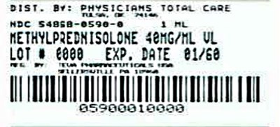 Methylprednisolone Acetate Injectable Suspension Usp 40 mg/ml Carton (0590)