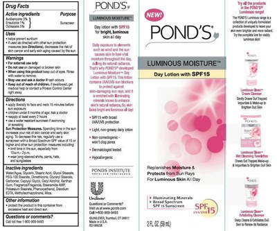 Pond's Luminous Day Lotion Spf 15 Carton (Pondsluminousdaylotionspf15ctn)