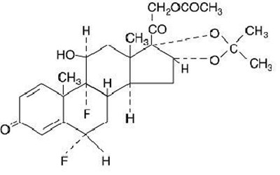 image-01.jpg Structural formula for fluocinonide - image 01