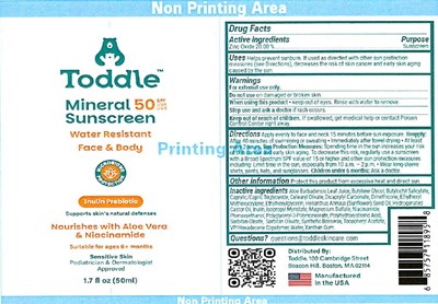 Toddle SPF 50 Mineral Lotion - toddleSPF50