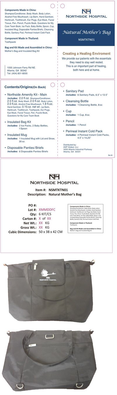 Principal Display Panel (Kit Label)