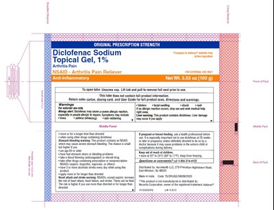 Package Label-principal Display Panel (1% w/w tube Label (100 g Bottle))