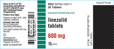 linezolid-04.jpg PRINCIPAL DISPLAY PANEL - 600 mg Tablet Bottle Label - linezolid 04