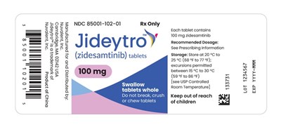 Jideytro 100 mg Container Label (Jideytro 100mg Lb)