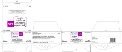 ropivacaine-fig6.jpg PACKAGE LABEL-PRINCIPAL DISPLAY PANEL-0.5% (5 mg/mL) - 20 mL Container-Carton (25 Vials) - ropivacaine fig6