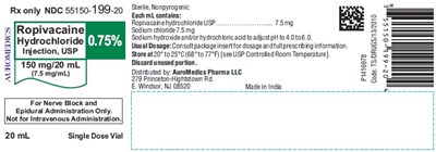 ropivacaine-fig9.jpg PACKAGE LABEL-PRINCIPAL DISPLAY PANEL-0.75% (7.5 mg/mL) - 20 mL Container Label - ropivacaine fig9