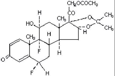 Structural Formula (Fluocinonide Crm 01)