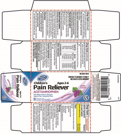 Premier Value Children's Pain Reliever (080gr30pvfc Ol)