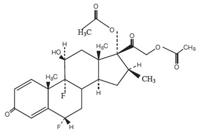 Chemical Structure - diflorasone 01