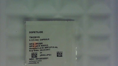 Dofetilide 0.125 mg Capsule (6918958001)