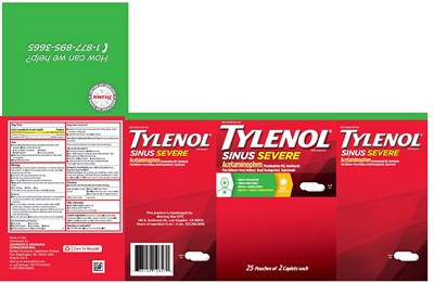 Label (Tylenol Sinus 25 Pouches)
