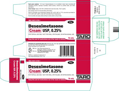 desoximetasone-03.jpg PRINCIPAL DISPLAY PANEL - 0.25%, 15 g Cream Carton - desoximetasone 03