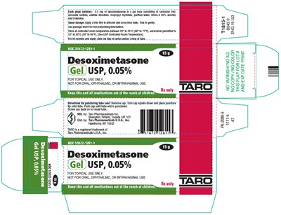 desoximetasone-04.jpg PRINCIPAL DISPLAY PANEL - 0.05%, 15 g Gel Carton - desoximetasone 04