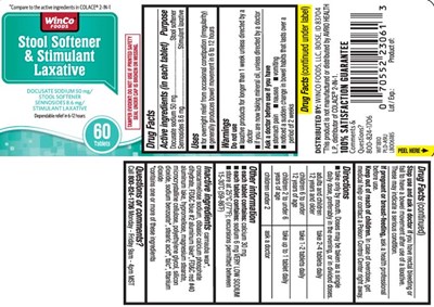 Docusate Sodium 50 mg, Sennosides 8.6 mg (Stool With Laxative 8 6 mg Red Tablets 1)