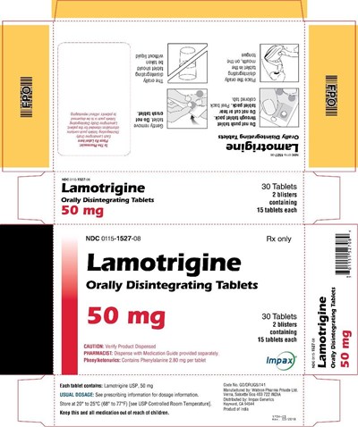 PRINCIPAL DISPLAY PANEL - 50 mg Tablet Blister Pack Carton - lamotrigine orally disintegrating tablets 6