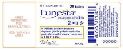 2 MG BOTTLE LABEL – PRINCIPAL DISPLAY PANEL – 2mg - lun01 0029 04