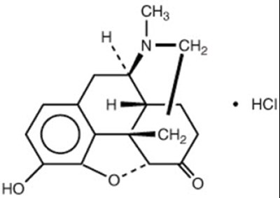 hydromorphone-01.jpg Chemical Structure - hydromorphone 01