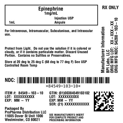 Label (84549 103 10 Label)