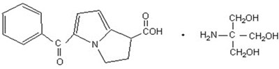 ketorolac-tromethamine-structure.jpg image description - ketorolac tromethamine structure