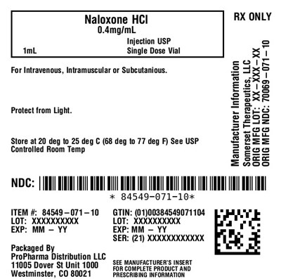 label - 84549 071 10 Label