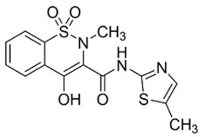 structure-01.jpg Figure 1: Structural Formula of Meloxicam - structure 01