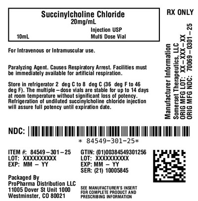 Label (84549 301 25 Label)