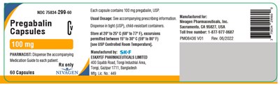 pregabalin-17.jpg PRINCIPAL DISPLAY PANEL - 100 mg Capsule Bottle Label - pregabalin 17