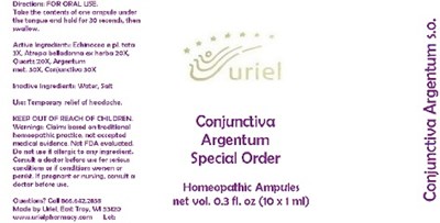 Conjunctivaargentumspecialorderampules