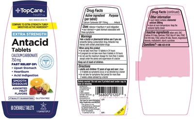 TOPCARE ANTACID CALCIUM- calcium carbonate tablet, chewable - 9Y788 antacid calcium