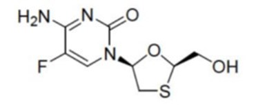 Emtricitabine Structure (Image 1)