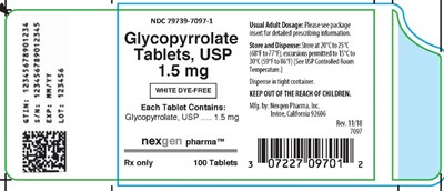Glycopyrrolate Container Label (100-count)