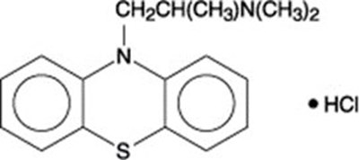 Promethazine Hydrochloride Chemical Structure