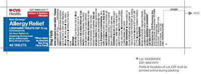 loratadine-fig1.jpg PACKAGE LABEL-PRINCIPAL DISPLAY PANEL - 10 mg (45 Tablets Bottle) - loratadine fig1