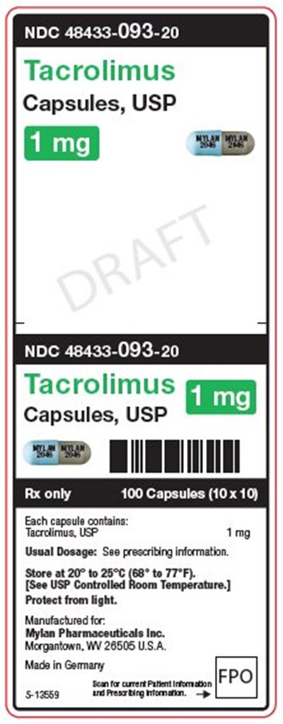 Tacrolimus 1 mg Tablets, Usp Unit Carton Label (Image 02)