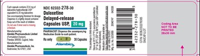30 Capsules (Duloxetine 20 mg)