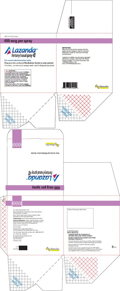 Principal Display Panel (400 mcg Carton)