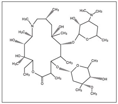 azithromycin-01.jpg Chemical Structure - azithromycin 01