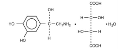 norepinephrine-bitartrate-injection-usp-1.jpg chemical structure - norepinephrine bitartrate injection usp 1