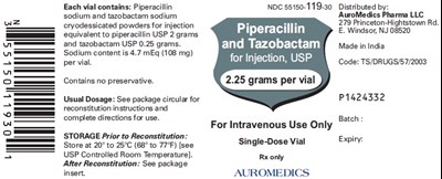 piperatazo-fig1.jpg PACKAGE LABEL-PRINCIPAL DISPLAY PANEL - 2.25 grams per vial - Container Label - piperatazo fig1