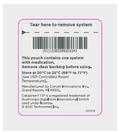 Pouch(back)- 0.3 mg (Catapres Tts 3 Pouchb)