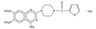 Prazosin Hydrochloride Structural Formula (31f2c71e 2c0d 4989 9bdb 13d490e0d155 01)