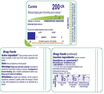Curare_200ck-label.jpg label - Curare 200ck label