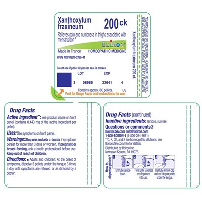 Label (Xanthoxylum Fraxineum 200ck Label)