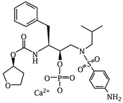 Fosamprenavir Structural Formula (Image 01)