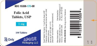 Folic Acid Tablets, Usp Carton Label 1mg (3a1b39df Bc52 4ad7 87f6 Ea77cac706f2 02)