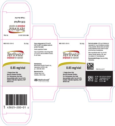 Principal Display Panel (0.85 mg Vial Carton)