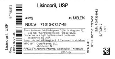 71610-0727-45.jpg Bottle Label 40 mg - 71610 0727 45