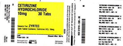 Image Description (Cetirizine538)