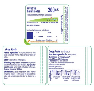 Label (Wyethia Helenioides 200ck Label)